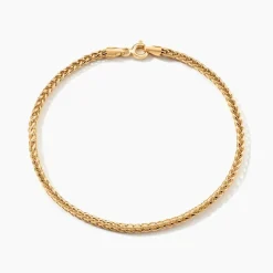Bracelet Jany Maille Palmier Or Jaune