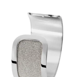 Bracelet Jonc Acier Blanc