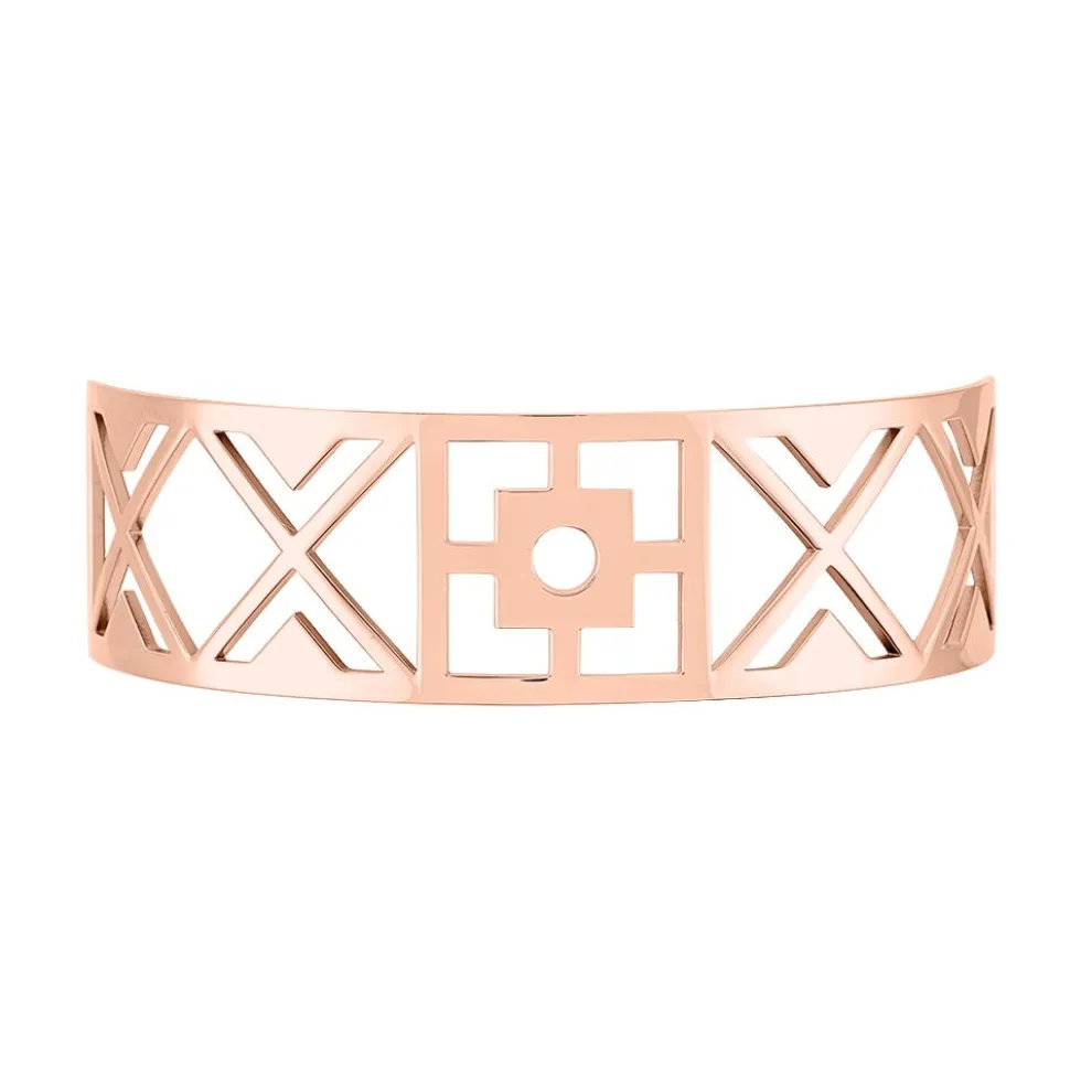 Bracelet Jonc Airelle Acier Rose
