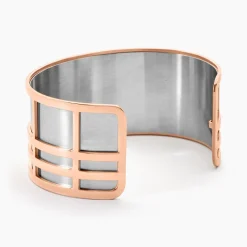 Bracelet Jonc Andria Acier Rose