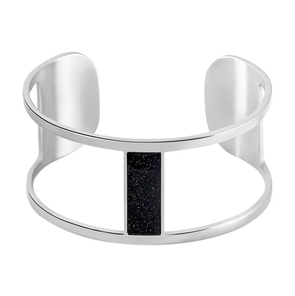 Bracelet Jonc Aness Acier Blanc