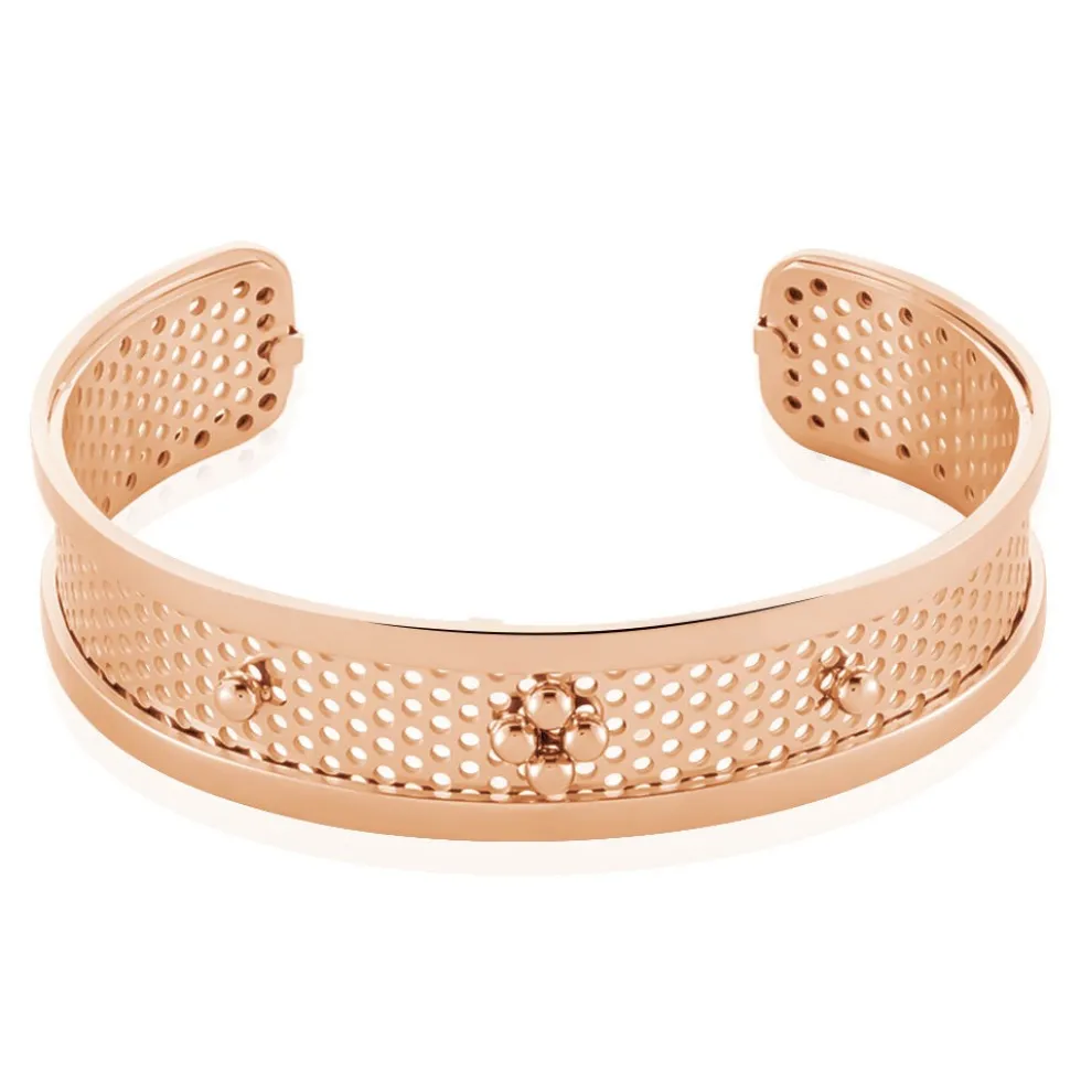 Bracelet Jonc Auda Acier Rose