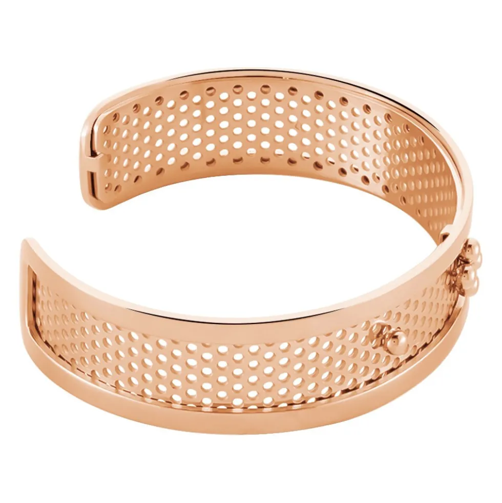 Bracelet Jonc Auda Acier Rose