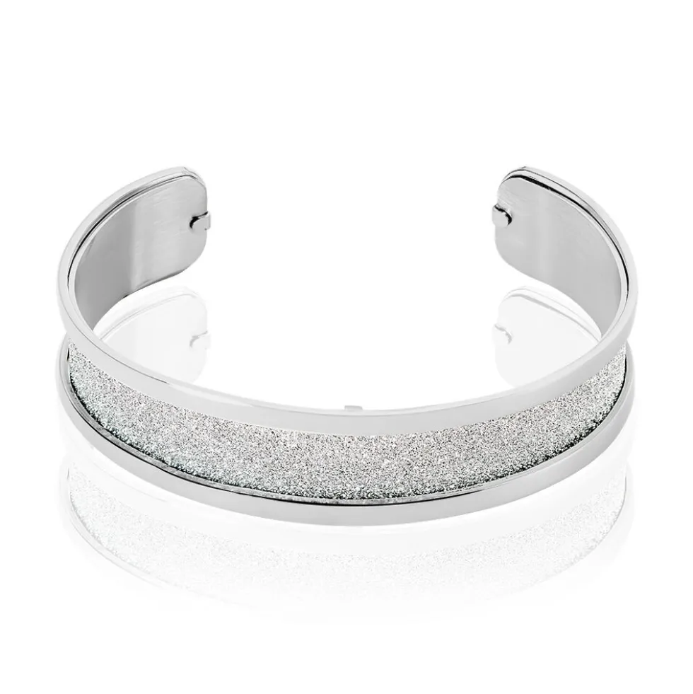 Bracelet Jonc Guila Acier Blanc