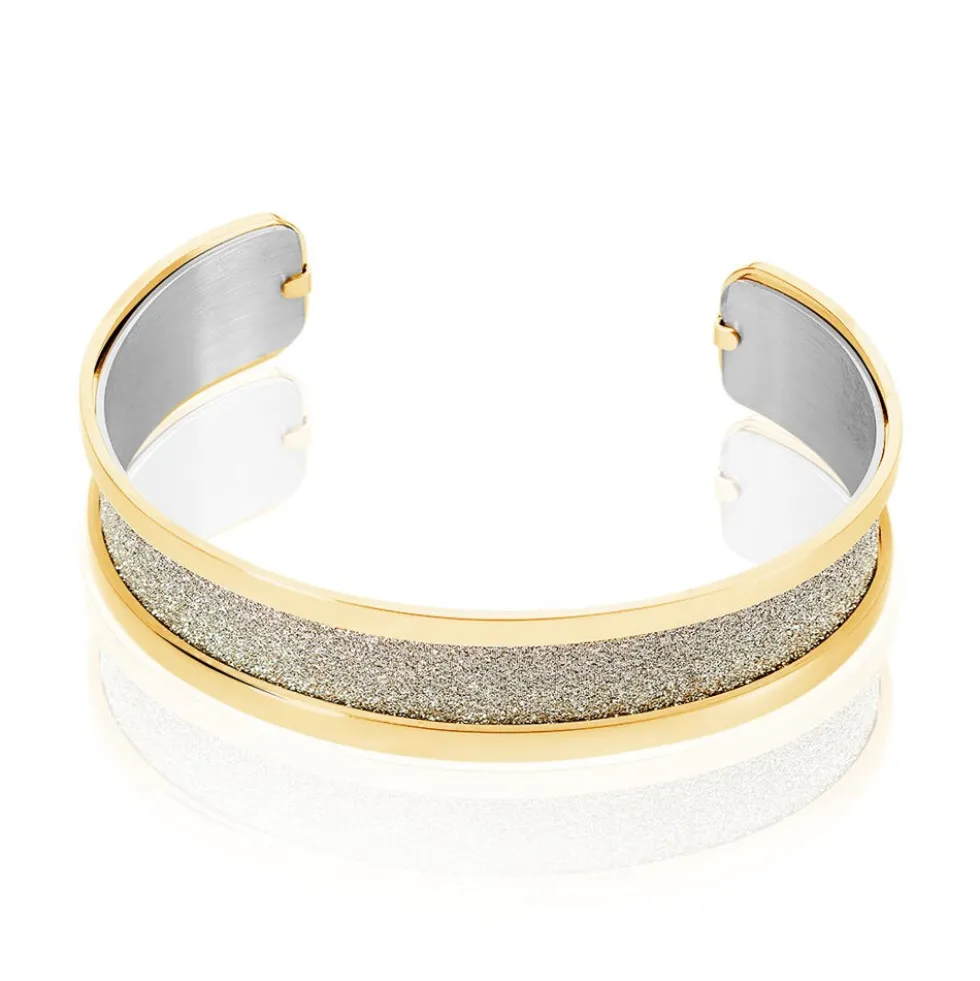 Bracelet Jonc Guila Acier Jaune