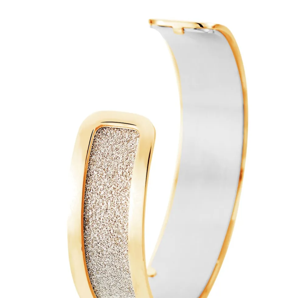 Bracelet Jonc Guila Acier Jaune