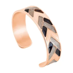 Bracelet Jonc Imagine Charlene Acier Rose
