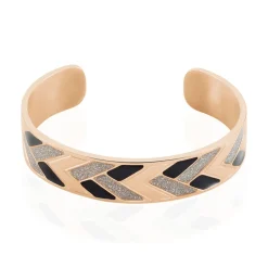 Bracelet Jonc Imagine Charlene Acier Rose