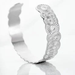 Bracelet Jonc Imagine Florette Acier Blanc
