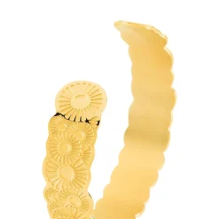 Bracelet Jonc Imagine Florette Acier Jaune