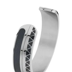 Bracelet Jonc Imagine Victoriano Acier Blanc Strass
