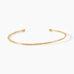 Bracelet Jonc Lou Plaqué Or Jaune