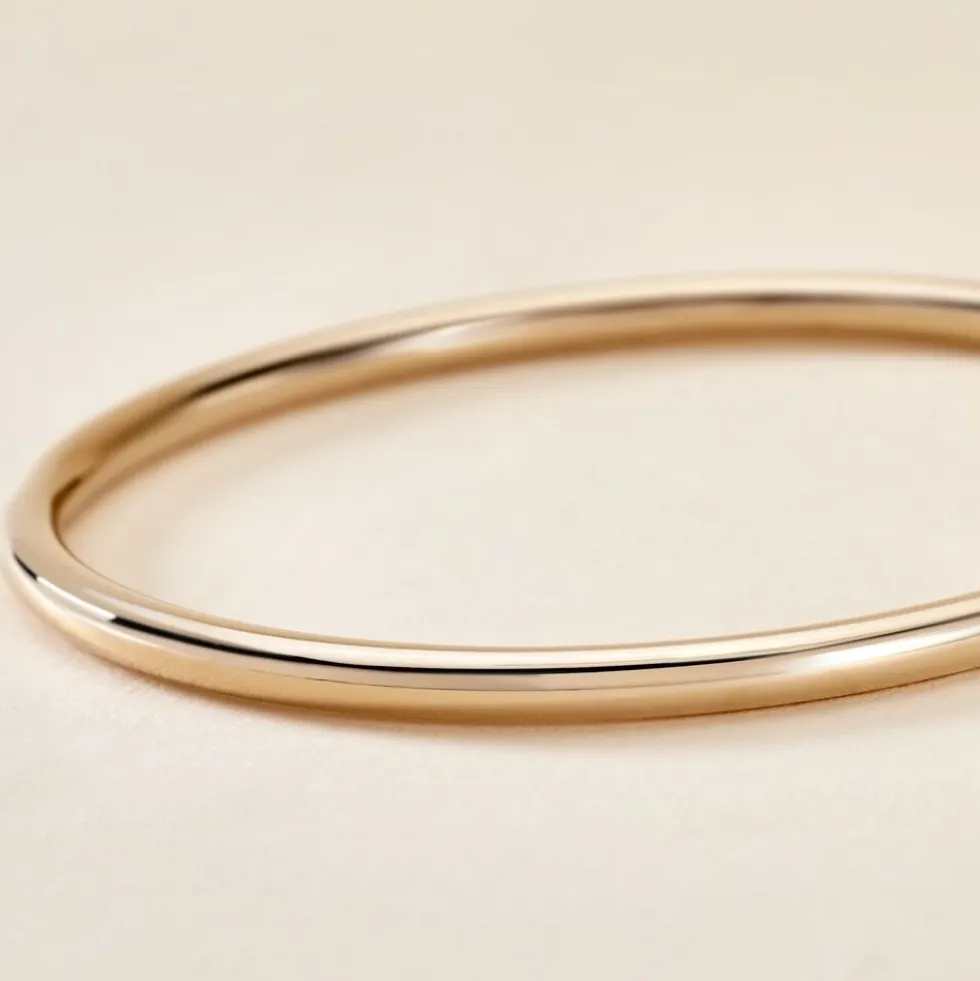 Bracelet Jonc Louliaae Plaqué Or Jaune
