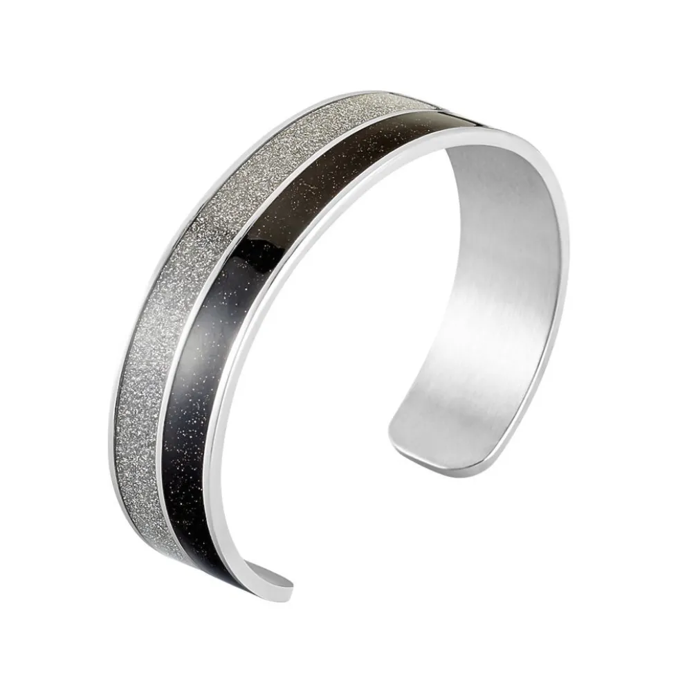 Bracelet Jonc Marie-adelaide Acier Blanc
