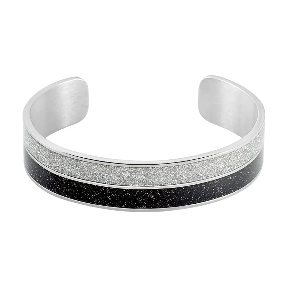 Bracelet Jonc Marie-adelaide Acier Blanc