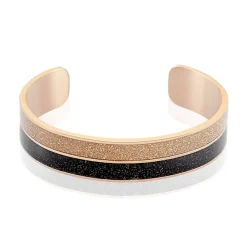 Bracelet Jonc Marie-adelaide Acier Rose