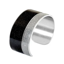 Bracelet Jonc Marie-adelaide Acier Blanc
