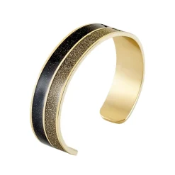 Bracelet Jonc Marie-adelaide Acier Jaune