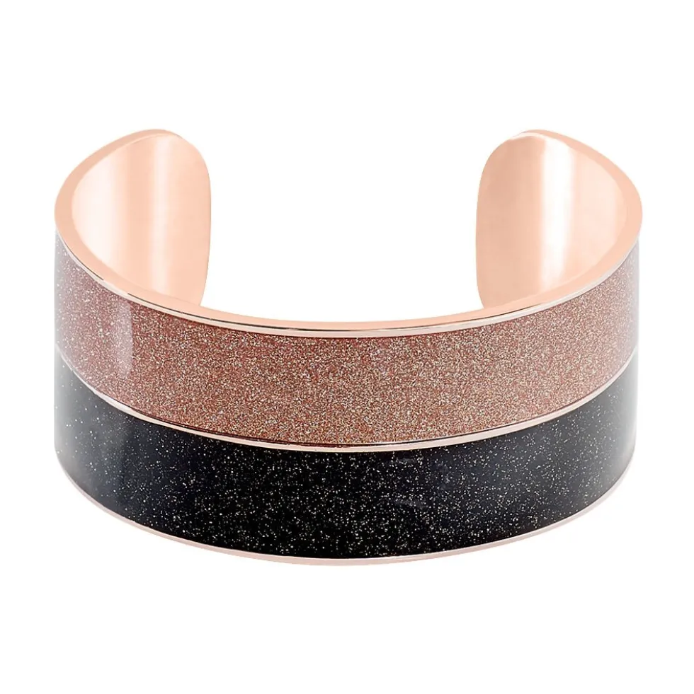 Bracelet Jonc Marie-adelaide Acier Rose