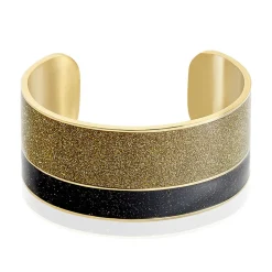 Bracelet Jonc Marie-adelaide Acier Jaune