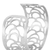 Bracelet Jonc Meyline Acier Blanc Strass