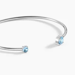 Bracelet Jonc Rio Argent Blanc Oxyde De Zirconium