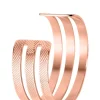 Bracelet Jonc Sirine Acier Rose