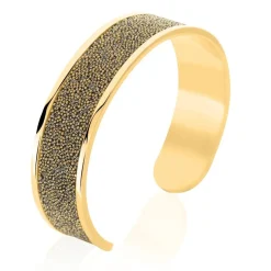 Bracelet Jonc Willis Acier Dore