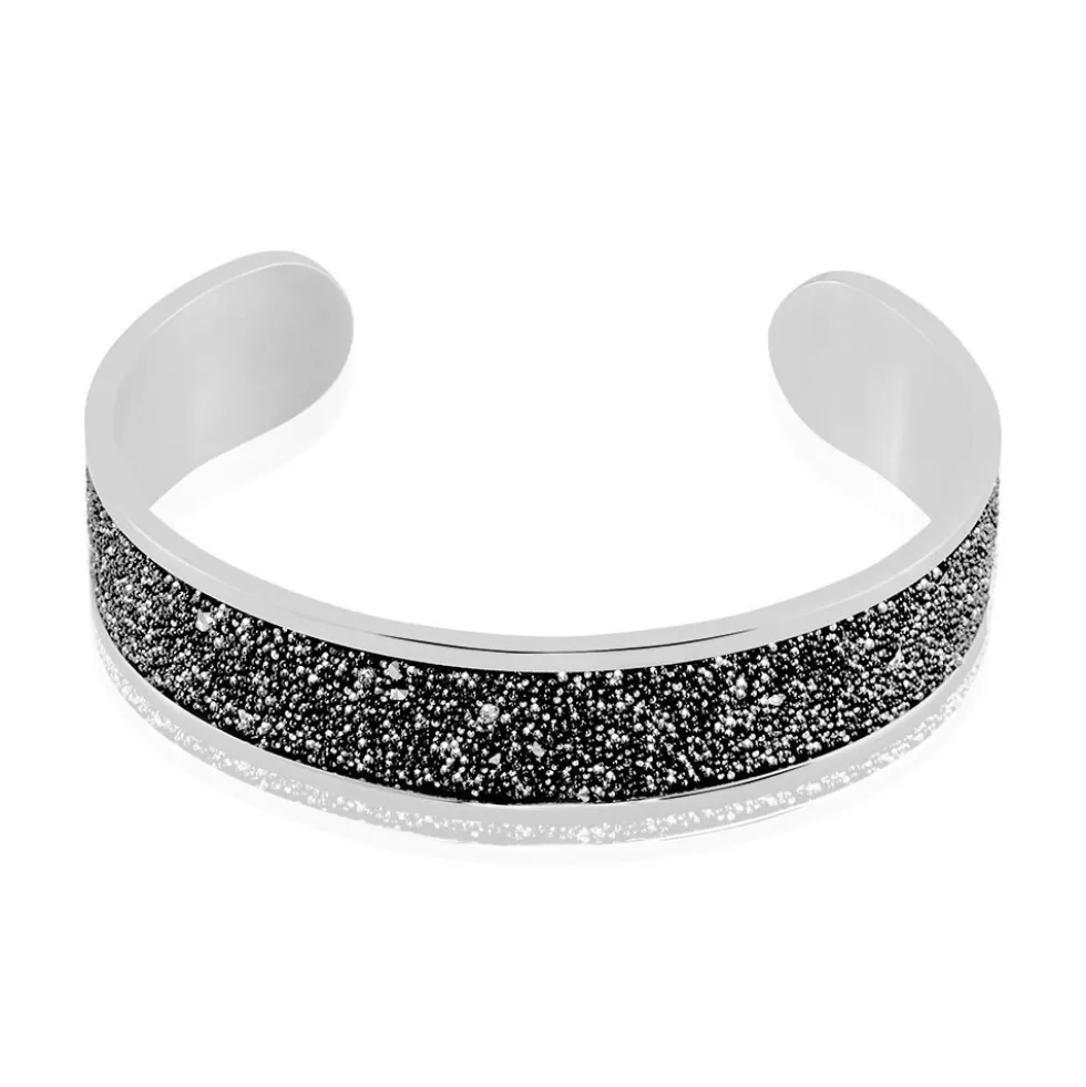 Bracelet Jonc Willis Acier Blanc