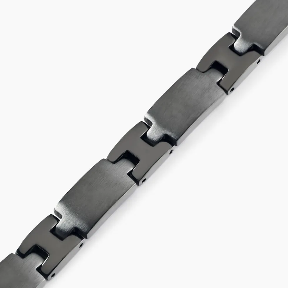 Bracelet Josua Acier Noir