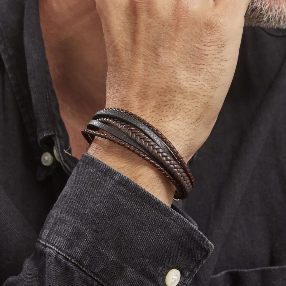 Bracelet Jourdan Byron Acier Blanc