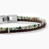 Bracelet Jourdan Cuir De Vache Noir Agate