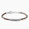 Bracelet Jourdan Cuir De Vache Marron