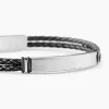 Bracelet Jourdan Cuir De Vache Noir