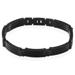 Bracelet Jourdan Homme Rio Acier Noir