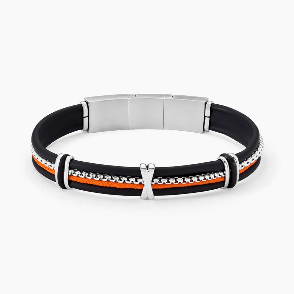 Bracelet Jourdan Leon Caoutchouc Multicolore