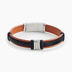 Bracelet Jourdan Orso Cuir Multicolore