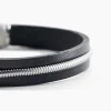 Bracelet Jourdan Rodney Cuir Noir