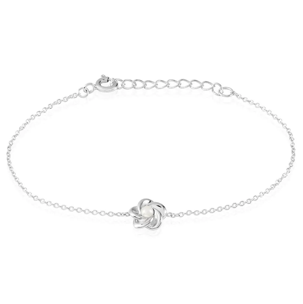 Bracelet Kanani Argent Blanc Perle De Culture