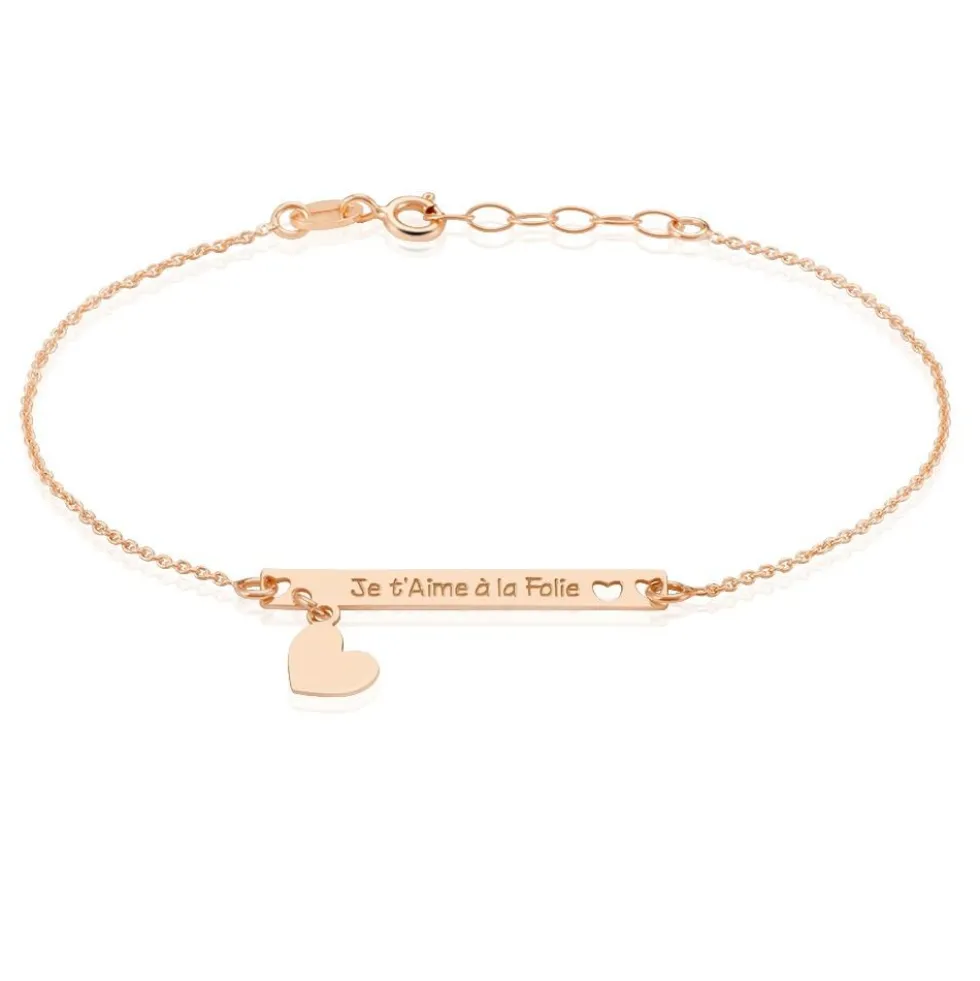 Bracelet Karelle Argent Rose