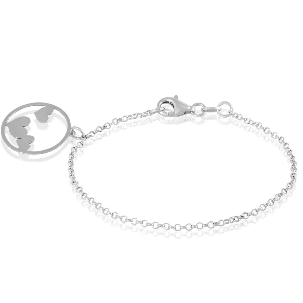 Bracelet Kawtar Argent Blanc