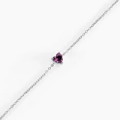 Bracelet Kelvyn Argent Blanc Oxyde De Zirconium