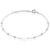 Bracelet Kerri Argent Blanc Perle De Culture Améthyste