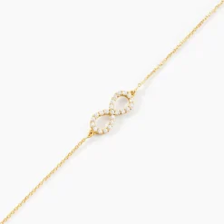 Bracelet Klothilda Or Jaune Oxyde De Zirconium
