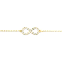 Bracelet Klothilda Or Jaune Oxyde De Zirconium