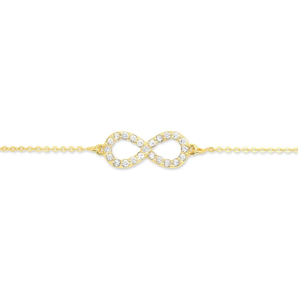 Bracelet Klothilda Or Jaune Oxyde De Zirconium