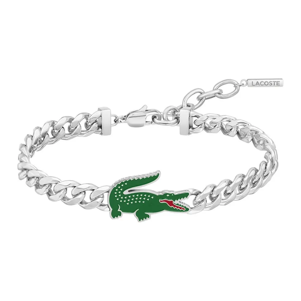 Bracelet Lacoste Arthor Acier Blanc