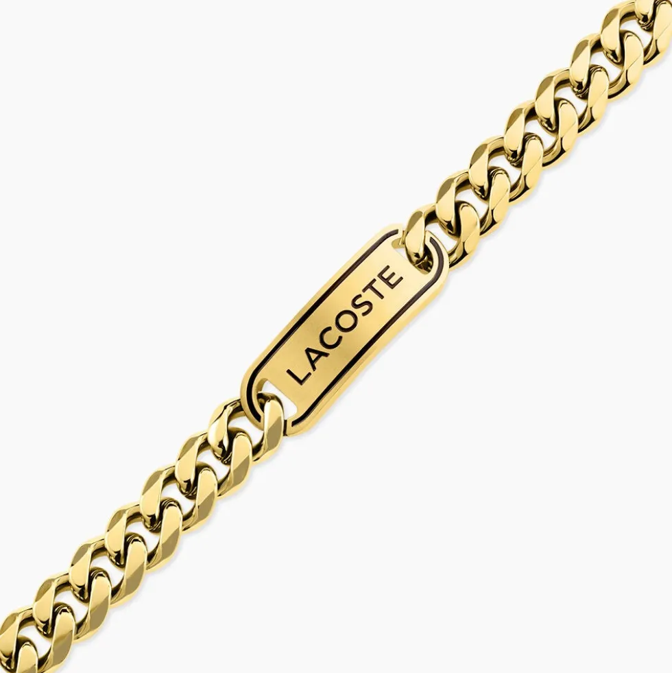 Bracelet Lacoste District Acier Jaune