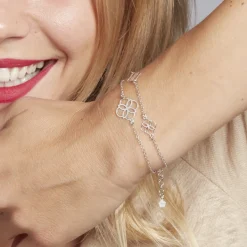 Bracelet Letizia Argent Blanc