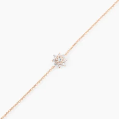 Bracelet Lorraine Argent Rose Oxyde De Zirconium